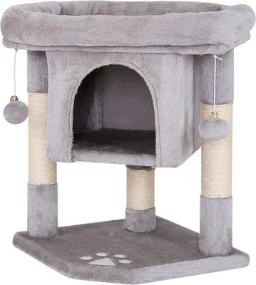 Produktbild von lionto Kratzbaum Höhe 60 cm, hellgrau