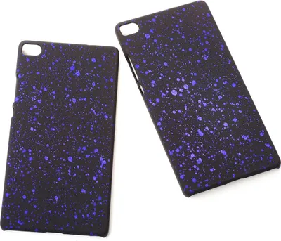 Produktbild von Handy Hülle Schutz Case Bumper Schale für Huawei P8 3D Sterne Lila