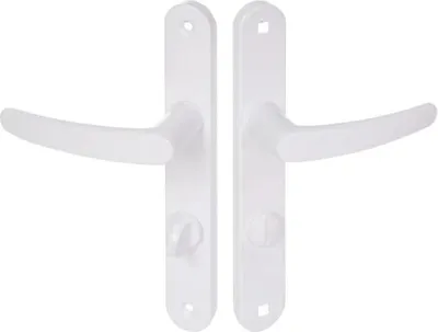 Produktbild von NADIA Türgriff mit Langschild 30x215 mm 72 WC weiß