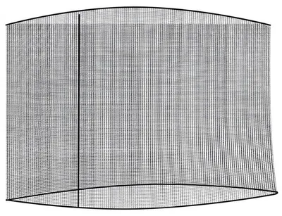 Produktbild von Sonnenschirm-Moskitonetz 3 m - schwarz