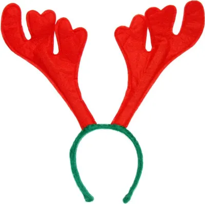 Produktbild von Rentiergeweih-Stirnband, rot, 1 Stk.