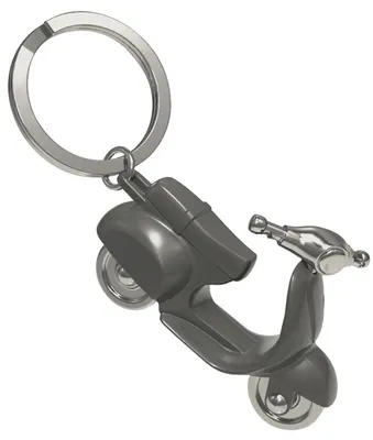 Produktbild von Roller Schlüsselanhänger Scooter silber bullet finish