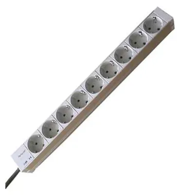 Obrázok produktu pre Schroff 60110-202 Stromverteilereinheit (PDU) 9 AC-Ausgänge 1U Grau (60110202)