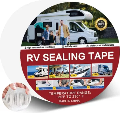 Immagine prodotto di INF Nastro sigillante bianco per camper - 1mm spesso, 5cm largo, 15m lungo
