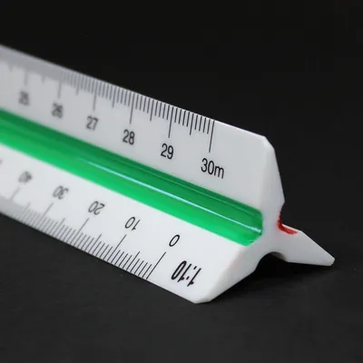 Produktbild von Kunststoffschaal 30 cm mit 6 Skalierungen