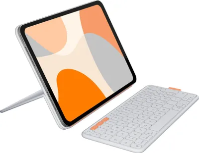 Produktbild von Logitech Flip Folio, QWERTZ, Deutsch, 1,8 cm, 1 mm, Apple, iPad Pro 11-inch (M4), iPad Air 11-inch (M2 & M3), iPad Air (5th gen)