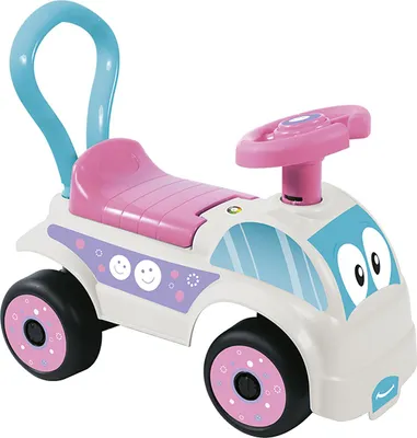 Produktbild von DOLU Rosa-weißes Rutschauto 2621