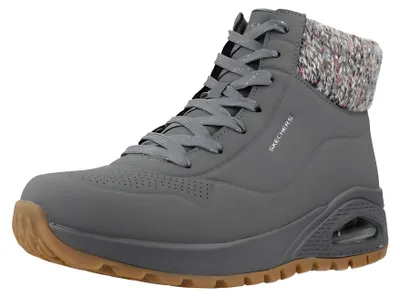 Productafbeelding van Skechers Uno Rugged - Darling Daze Damenschuhe sportlicher Schnürer Grau Freizeit