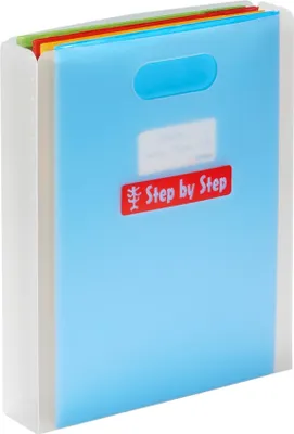 Produktbild von Step by Step Heftbox Heftbox mit Tragegriff, transparent, bis DIN A4, K
