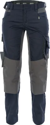 Produktbild von Dassy Stretch-Arbeitshose Dynax Damen 201001 PESCO41 Gr. 40-STANDARD nachtblau/anthrazitgrau