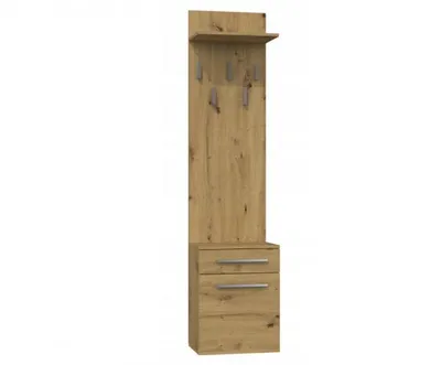 Produktbild von Kleiderständer mit Schrank Duo Eiche Artisan