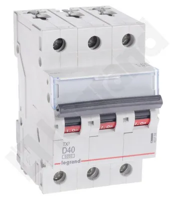 Produktbild von Legrand TX3, Miniatur-Leistungsschalter, Typ D, IP20, 240 - 415 V