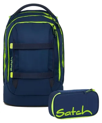 Produktbild von Satch, Schulrucksack-Set PACK Toxic Yellow 2-teilig, ab 5. Klasse