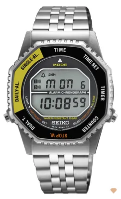 Produktbild von Seiko SMGG17P1 Armbanduhr Digital-Chronograph Rotocall Schwarz/Gelb