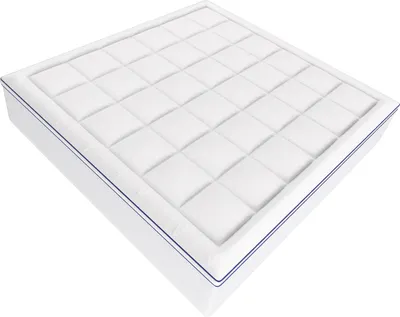 Zdjęcie produktu dla Materac nawierzchniowy SucceBuy, King Size, 101,6 mm, pianka z pamięcią kształtu i włóknem, 76" x 80" / 1930,4 mm x 2032 mm