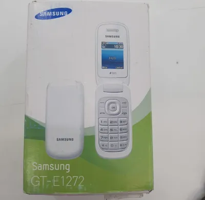Obrázek produktu pro Samsung GT-E1272 Black Dual Sim flip phone mobilní telefon s klávesnicí tovární mobilní telefon bez fotoaparátu