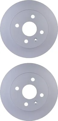 Produktbild von 2 Bremsscheiben voll Ø 57 mm 10 mm HELLA passend für u.a. OPEL ASTRA