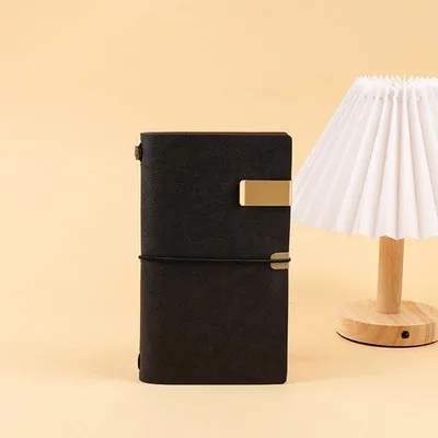 Image de Petit, rétro, carnet, voyage, noir.