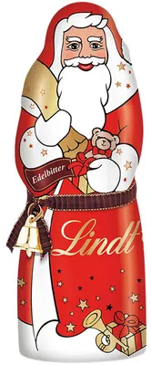 Produktbild von Lindt Weihnachtsmann Edelbitter 60% 125g