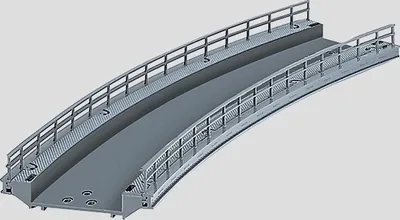 Produktbild von Märklin 74623 Rampenstück geb. r 437,5 mm