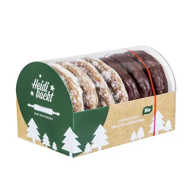 Obrázek produktu pro Wicklein oplatky perníkové v čokoládě s polevou a glazurou 200g