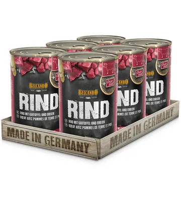 Produktbild von BELCANDO® Rind mit Kartoffel & Erbsen 6x 400g