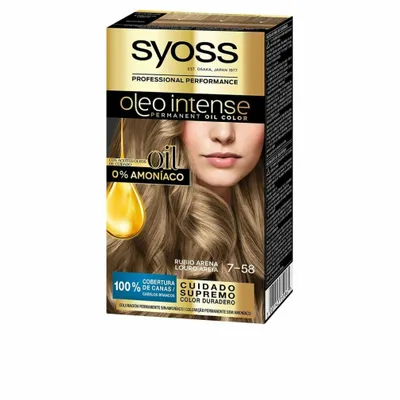 Produktbild von SYOSS Olio Intense, Blond, 7-58, Cool Beige Blond, Frauen, 115 ml, Alle Haare