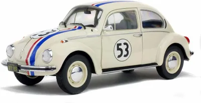Obrázok produktu pre Solido Volkswagen Beetle 1303 Racer 53, Model klasického automobilu, predmontovaný, 1:18, Volkswagen Beetle 1303 Racer 53, 1 kusov, Biela