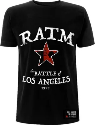 Obrázok produktu pre Rage Against the Machine - Tričko "Battle" pre mužov RO8721 (M) (Schwarz)
