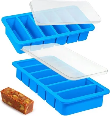 Produktbild von Famanu Silikon-Portionierbehälter für Suppen - Set von 2, 60 ml und 120 ml