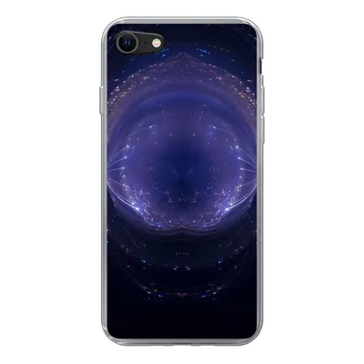 Produktbild von MuchoWow® Handyhülle Schutzhülle Hülle für iPhone SE 2022 Licht - Abstrakt - Nacht Silikon Softcase Handy Hülle - Schutzhülle
