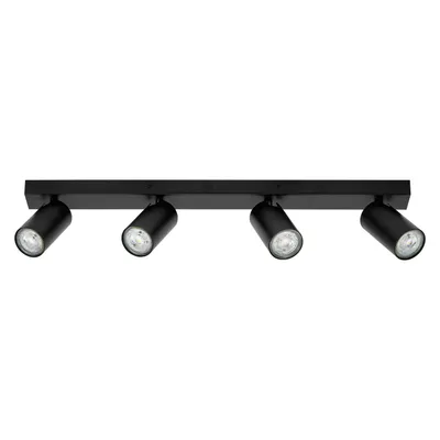 Produktbild von LEDVANCE LED SPOT OCTAGON 4 x 3,4W, GU10, 920lm, schwarz, 2.700K Farbtemperatur, warmweiße Lichtfarbe, zeitlos, austauschbare LED-Lampe, ideal für Innenräume, CRI 90, verstellbare Köpfe, dimmbar