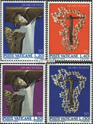 Produktbild von Briefmarken Vatikanstadt 1971 Mi 577-580 (kompl.Ausg.) postfrisch Sondermarken