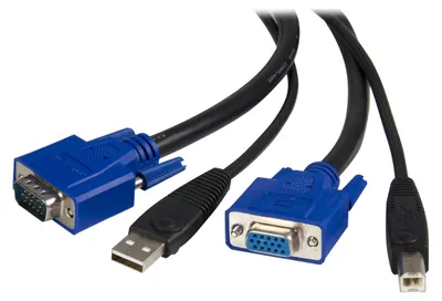 Imagen del producto de Conmutador KVM Startech SVUSB2N1_10, 3 metros