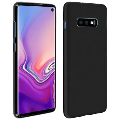Produktbild von Avizar, Flexible Gelhülle (frosted) für Samsung Galaxy S10e, Schwarz
