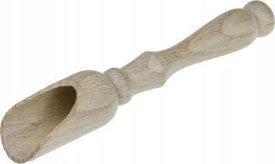 Immagine prodotto di Legno con manico - 14,5 cm, cucchiaio per decantare e servire