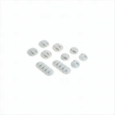 Produktbild von OTB Kabelmanagement - Kabelclips / Kabelhalter - 10er Set weiß