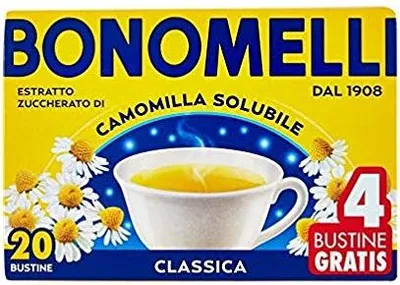 Produktbild von Bonomelli camomilla löslich entspannendes Getränk Kamille 20 beutel + 4 frei