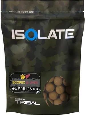 Produktbild von Shimano Isolate Boilie Scopex Liver 1 kg 15 mm