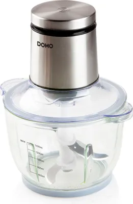 Produktbild von Domo DO9244MC, 1,4 l, Edelstahl, Transparent, Tasten, Berührung, Glas, Edelstahl, 400 W