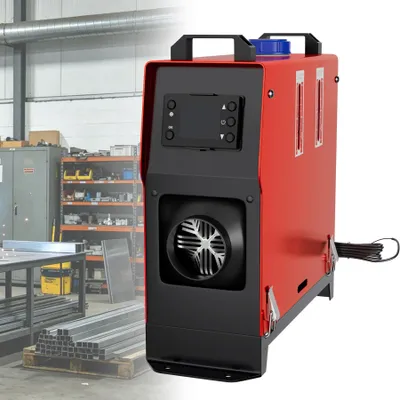 Produktbild von LARS360 Diesel-Lüfterheizer 8KW 12V, Dieselheizung mit LCD, Fernbedienung & 5L Tank – Heizgerät für Camping, Werkstatt, Lager & Innenraum,Typ D