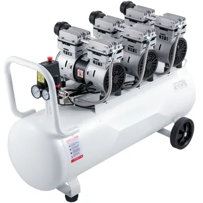 Produktbild von Flüster-Kompressor Ölfrei Luftkompressor 22 Gallonen 100L - Druckluft Leise - Hausreparatur, Fußbodenheizung Reinigung - Blechlackierung, Stahlluftpistole, Zahnmedizin usw.