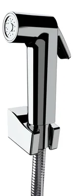 Produktbild von WENKO Bidet Set WATERSAVING Hygiene 120 cm Schlauch Sprühkopf Wand Halterung