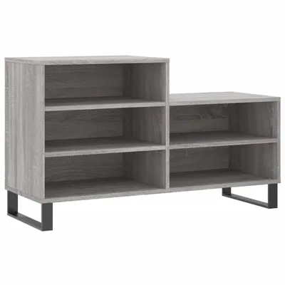 Immagine prodotto di vidaXL Portascarpe grigio Sonoma 102x36x60 cm Materiale a base di legno