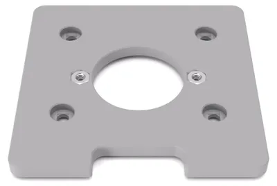 Imagen del producto de PRIWAS placa base compatible con Metabo FMV 18 LTX BL 8 | placa deslizante compatible con fresadoras de cantos Metabo