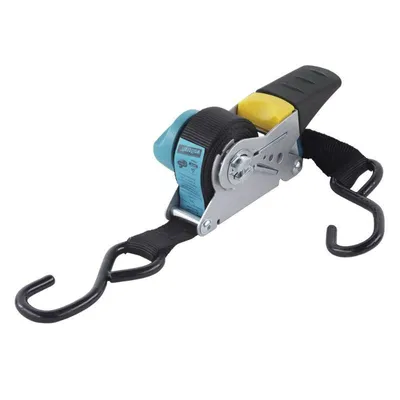 Produktbild von wolfcraft 1 Bandspanner + Haken, Aufwicklung, 4m