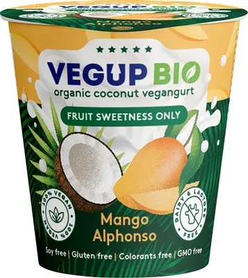 Produktbild von GLUTENFREIES KOKOSNUSS-MANGO-DESSERT140 g - VEGUP