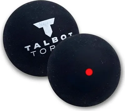 Zdjęcie produktu dla TALBOT torro 251105 TALBOT torro Squashball, schwarz/rot, mittel, 2er Blister