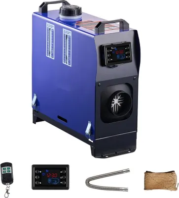 Produktbild von Diesel-Luftheizung 8 kW DC 12 V/24 V, Tragbare Standheizung mit Fernbedienung & LCD-Display, Leise, 5L Kraftstofftank - Ideal für LKW, Wohnmobile, SUV & Campervan