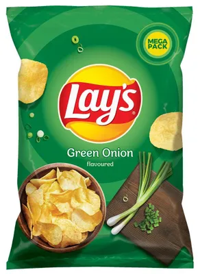 Zdjęcie produktu dla Chipsy ziemniaczane Lay's o smaku zielonej cebulki 200g